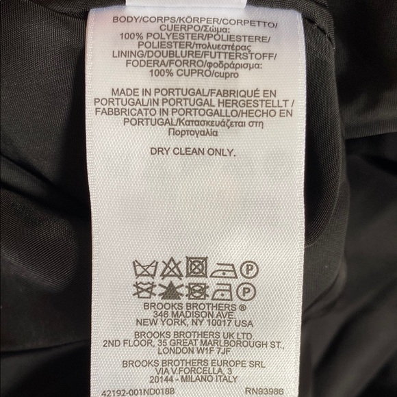 Brooks Brothers Tartan Jacquard Red and Black Women's Pleated Dress Size 12 - Picture 9 of 10